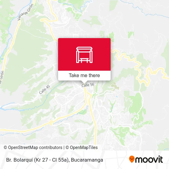 Br. Bolarquí (Kr 27 - Cl 55a) map