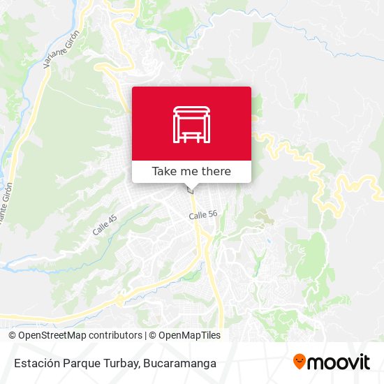 Mapa de Estación Parque Turbay