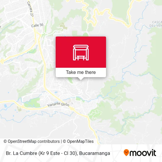 Br. La Cumbre (Kr 9 Este - Cl 30) map