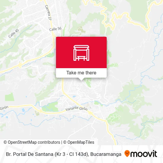 Mapa de Br. Portal De Santana (Kr 3 - Cl 143d)
