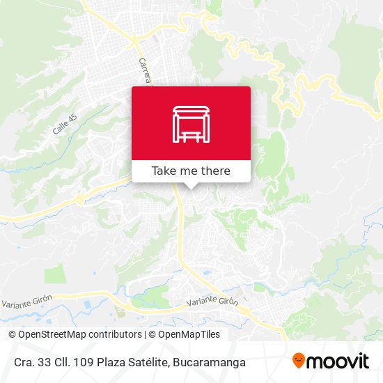 Mapa de Cra. 33 Cll. 109 Plaza Satélite