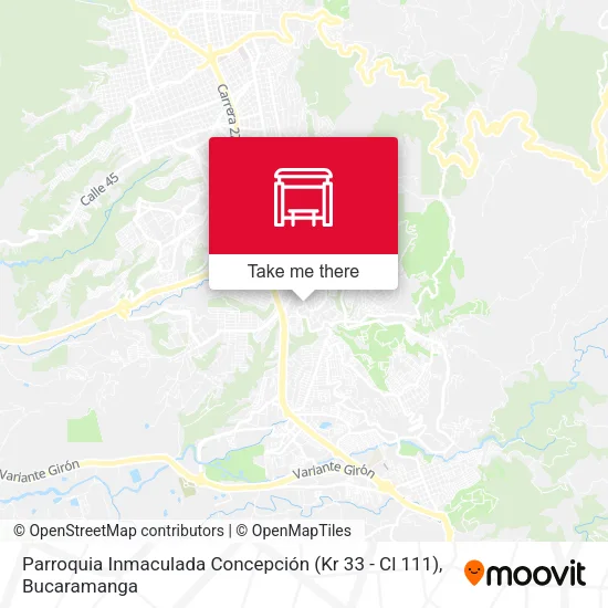Parroquia Inmaculada Concepción (Kr 33 - Cl 111) map