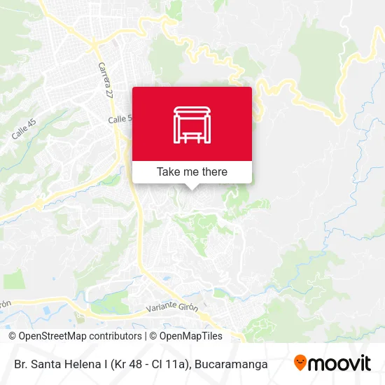 Br. Santa Helena I (Kr 48 - Cl 11a) map