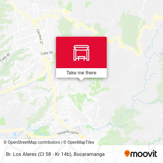 Br. Los Alares (Cl 58 - Kr 14b) map