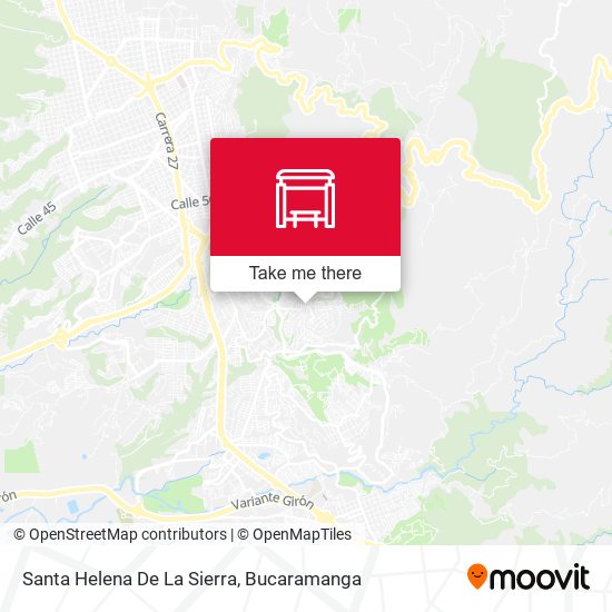 Mapa de Santa Helena De La Sierra