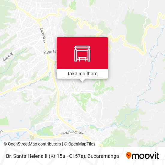 Br. Santa Helena II (Kr 15a - Cl 57a) map