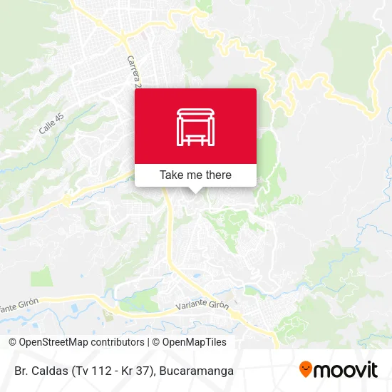 Br. Caldas (Tv 112 - Kr 37) map