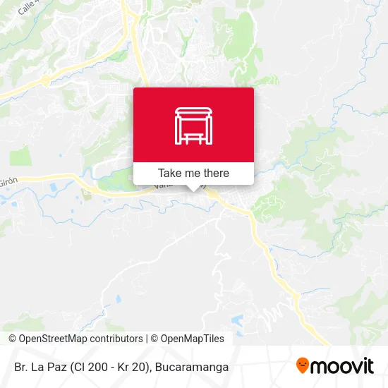 Mapa de Br. La Paz (Cl 200 - Kr 20)