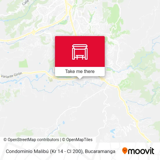 Mapa de Condominio Malibú (Kr 14 - Cl 200)