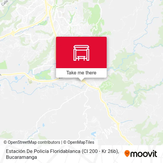 Estación De Policía Floridablanca (Cl 200 - Kr 26b) map