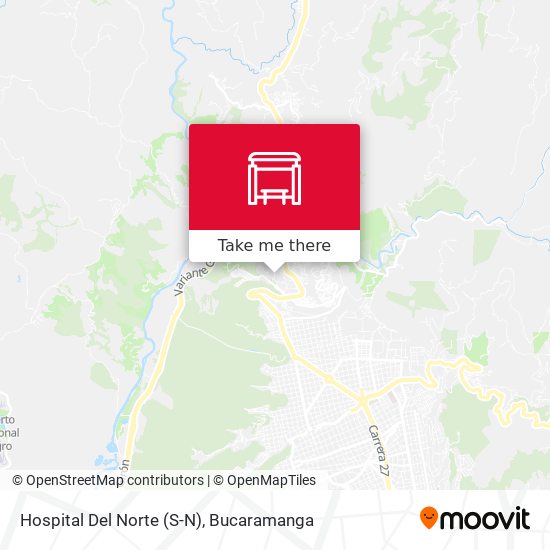 Hospital Del Norte (S-N) map