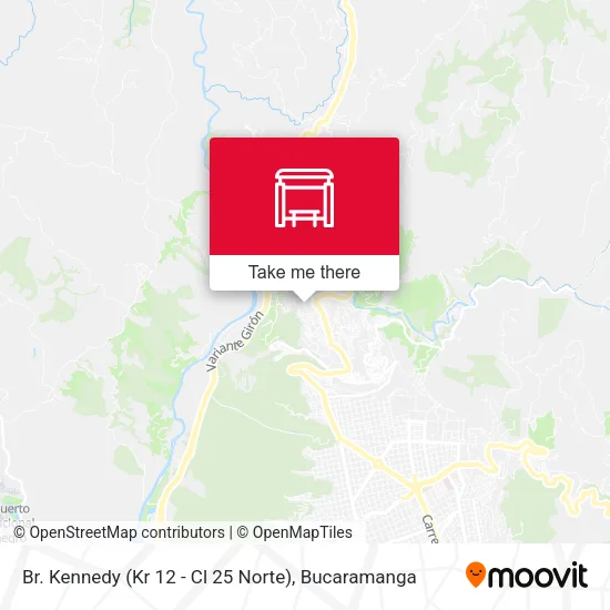 Mapa de Br. Kennedy (Kr 12 - Cl 25 Norte)