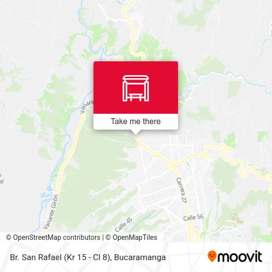 Mapa de Br. San Rafael (Kr 15 - Cl 8)