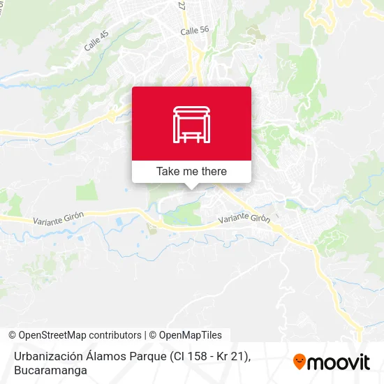 Urbanización Álamos Parque (Cl 158 - Kr 21) map