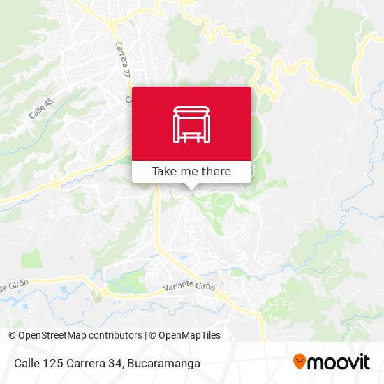 Calle 125 Carrera 34 map