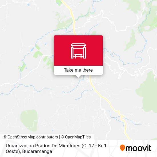 Urbanización Prados De Miraflores (Cl 17 - Kr 1 Oeste) map