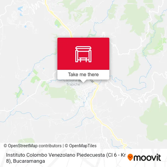 Instituto Colombo Venezolano Piedecuesta (Cl 6 - Kr 8) map