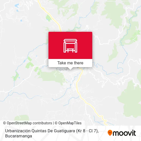 Urbanización Quintas De Guatiguara (Kr 8 - Cl 7) map