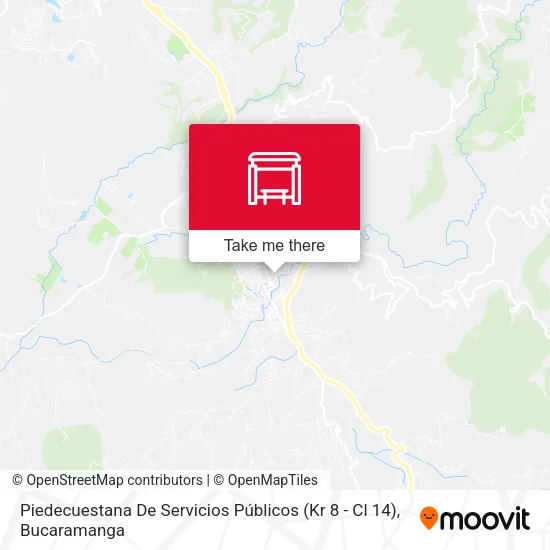 Piedecuestana De Servicios Públicos (Kr 8 - Cl 14) map
