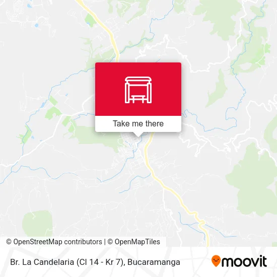 Br. La Candelaria (Cl 14 - Kr 7) map