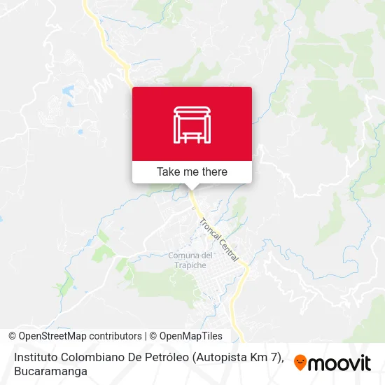 Instituto Colombiano De Petróleo (Autopista Km 7) map