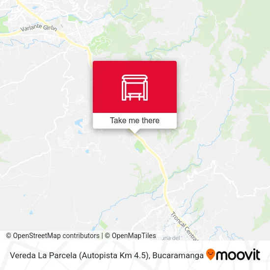 Vereda La Parcela (Autopista Km 4.5) map