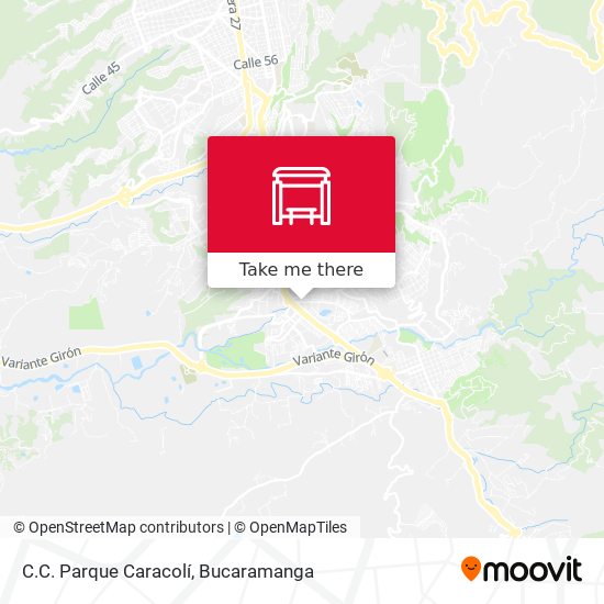 C.C. Parque Caracolí map