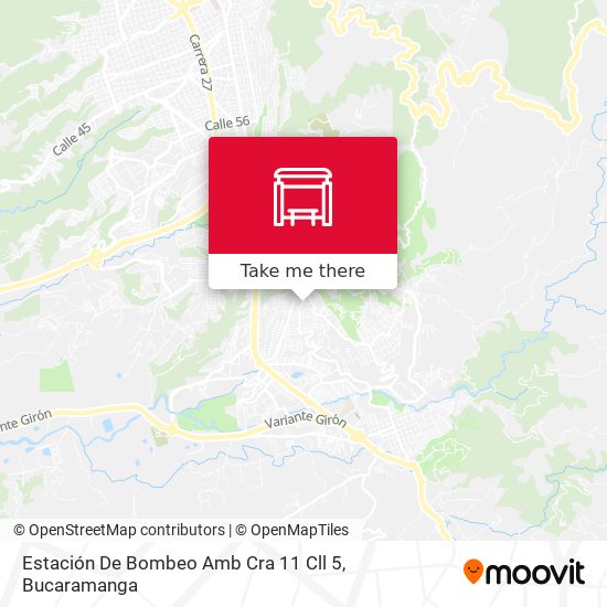 Estación De Bombeo Amb Cra 11 Cll 5 map