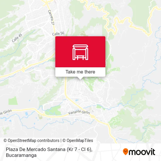 Plaza De Mercado Santana (Kr 7 - Cl 6) map