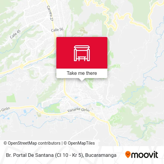 Br. Portal De Santana (Cl 10 - Kr 5) map