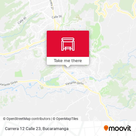 Carrera 12 Calle 23 map