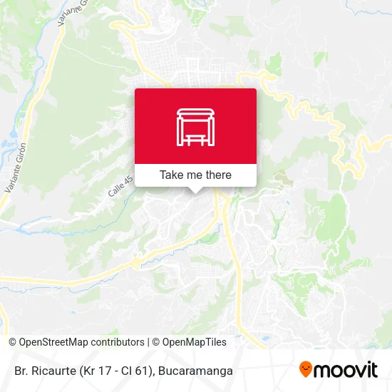 Br. Ricaurte (Kr 17 - Cl 61) map