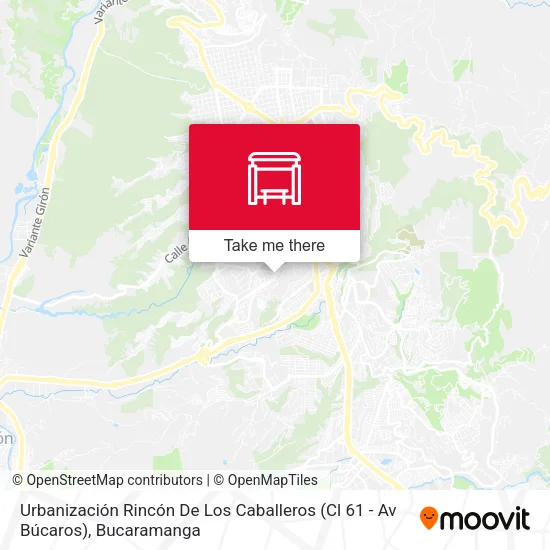 Urbanización Rincón De Los Caballeros (Cl 61 - Av Búcaros) map
