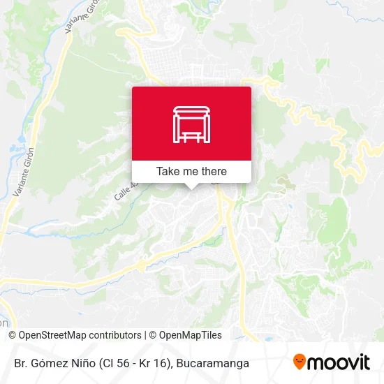 Br. Gómez Niño (Cl 56 - Kr 16) map