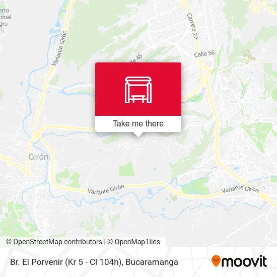 Br. El Porvenir (Kr 5 - Cl 104h) map