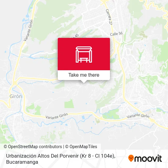Mapa de Urbanización Altos Del Porvenir (Kr 8 - Cl 104e)