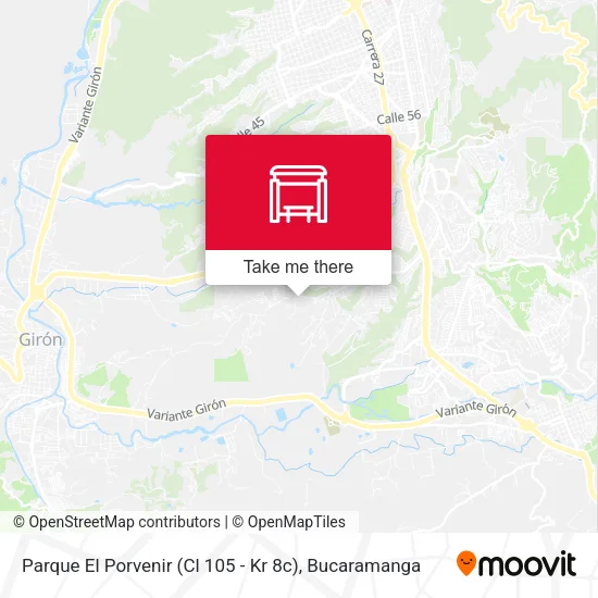 Mapa de Parque El Porvenir (Cl 105 - Kr 8c)