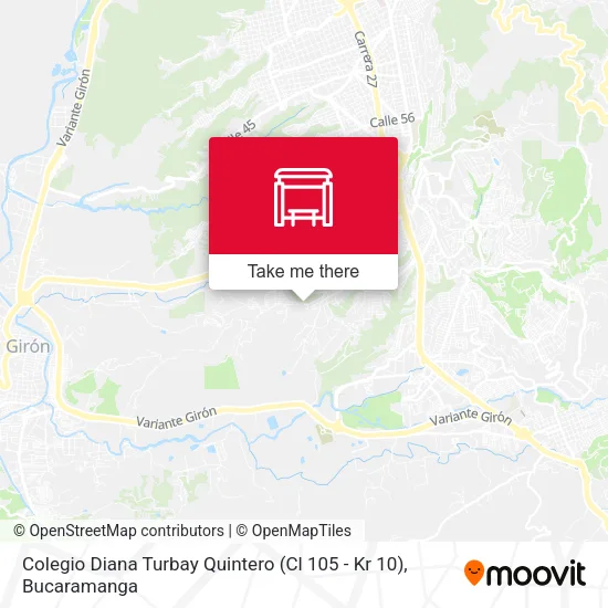 Mapa de Colegio Diana Turbay Quintero (Cl 105 - Kr 10)