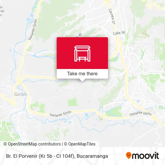 Br. El Porvenir (Kr 5b - Cl 104f) map