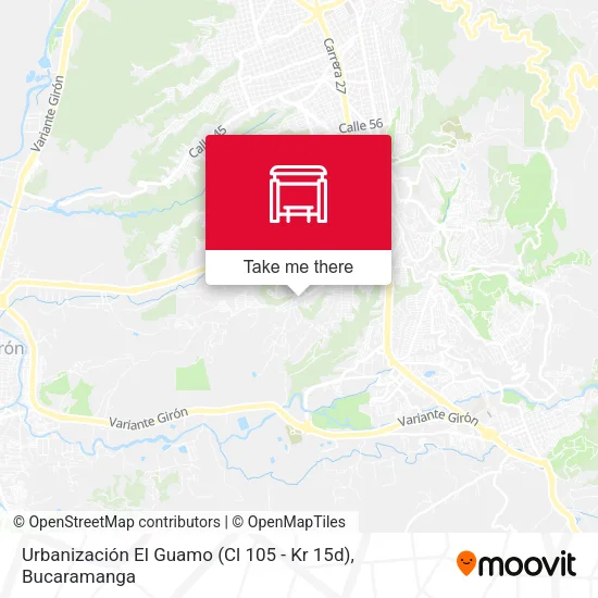 Mapa de Urbanización El Guamo (Cl 105 - Kr 15d)