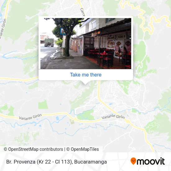 Mapa de Br. Provenza (Kr 22 - Cl 113)