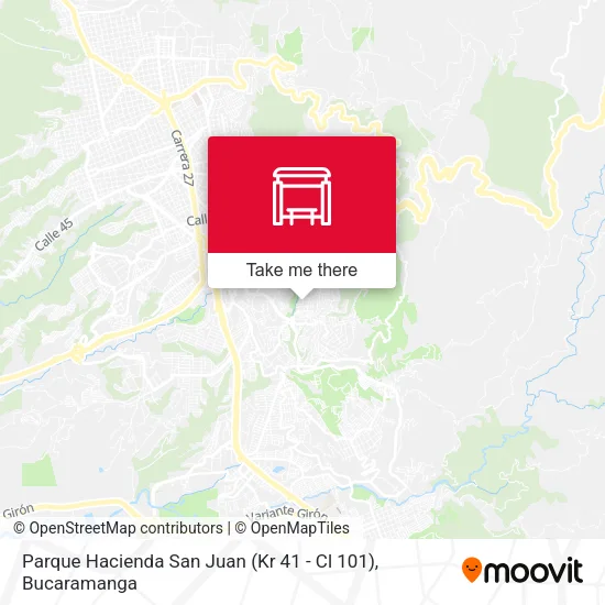 Parque Hacienda San Juan (Kr 41 - Cl 101) map