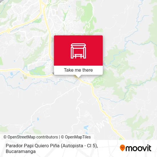Mapa de Parador Papi Quiero Piña (Autopista - Cl 5)
