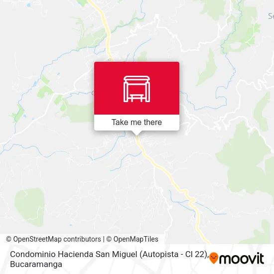 Mapa de Condominio Hacienda San Miguel (Autopista - Cl 22)