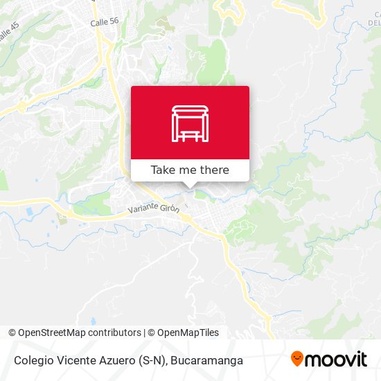 Mapa de Colegio Vicente Azuero (S-N)