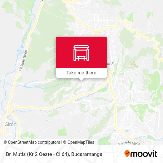 Mapa de Br. Mutis (Kr 2 Oeste - Cl 64)