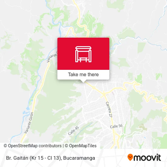 Mapa de Br. Gaitán (Kr 15 - Cl 13)