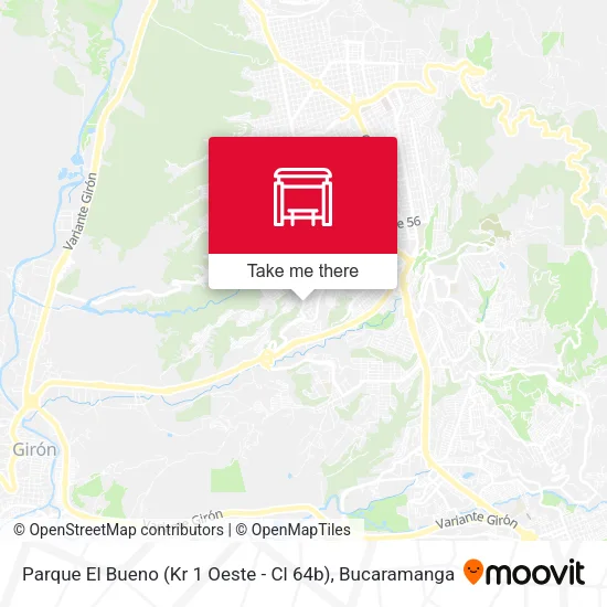 Mapa de Parque El Bueno (Kr 1 Oeste - Cl 64b)