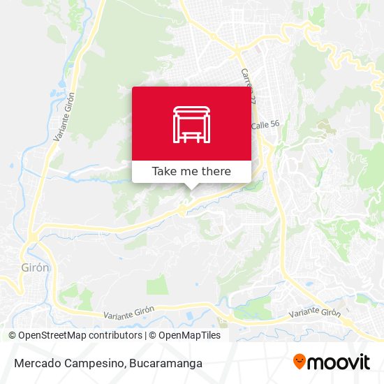 Mercado Campesino map