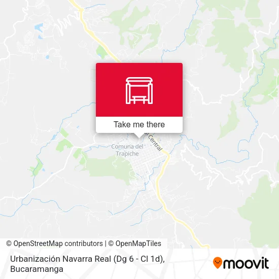 Mapa de Urbanización Navarra Real (Dg 6 - Cl 1d)